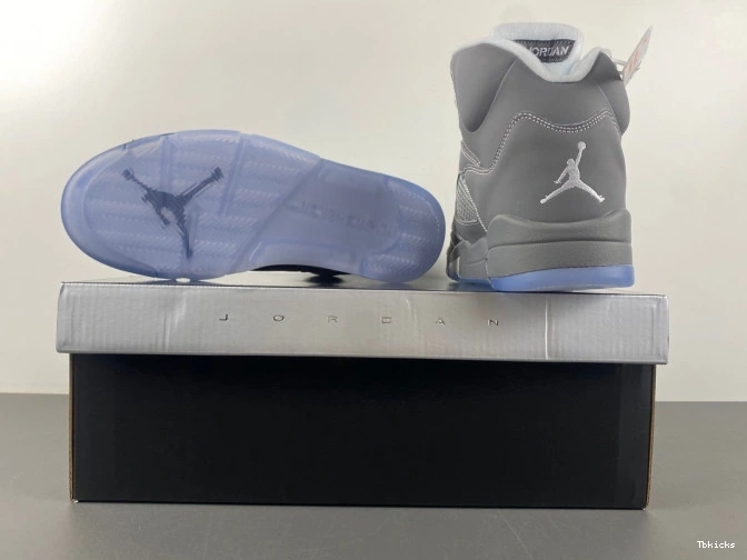 Reps TBK 136027-005 Jordan Wolf Retro 5 Air Grey 0704